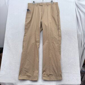 Vintage Polo Ralph Lauren Chino Pants Mens 36x32 Beige Adjustable Waist Relaxed
